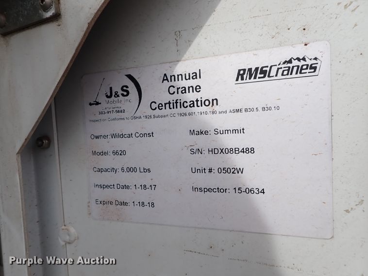 image for item DJ0016 2009 GMC C5500  utility / service truck