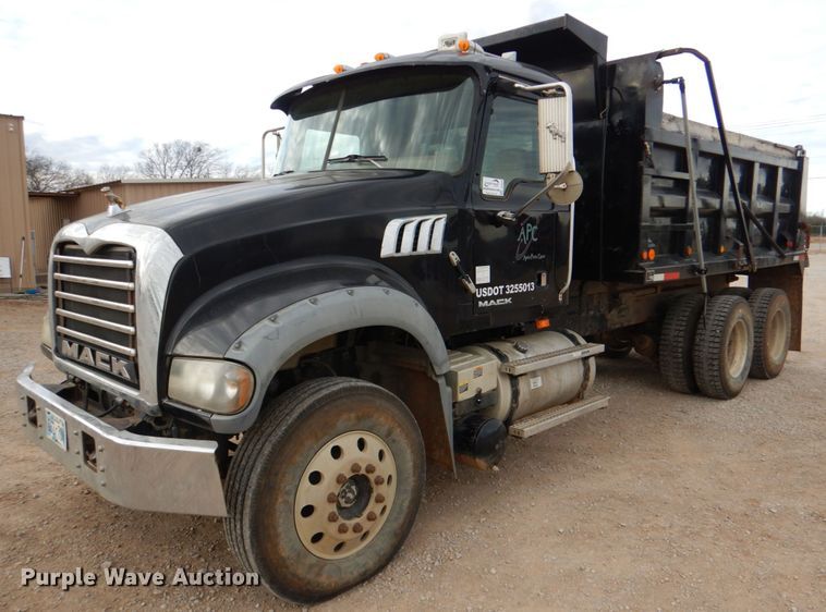 image for item DJ0379 2009 Mack Granite   dump truck
