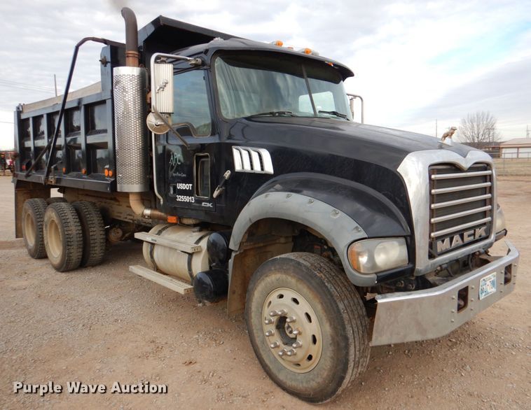 image for item DJ0379 2009 Mack Granite   dump truck