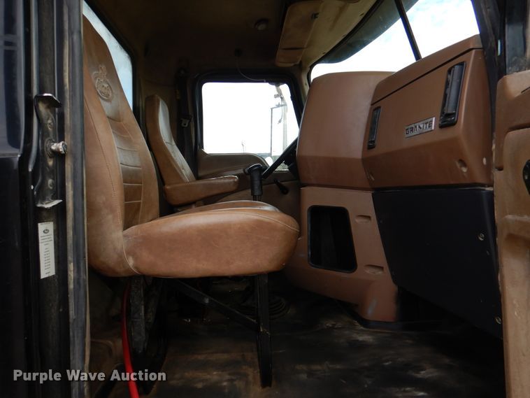 image for item DJ0379 2009 Mack Granite   dump truck