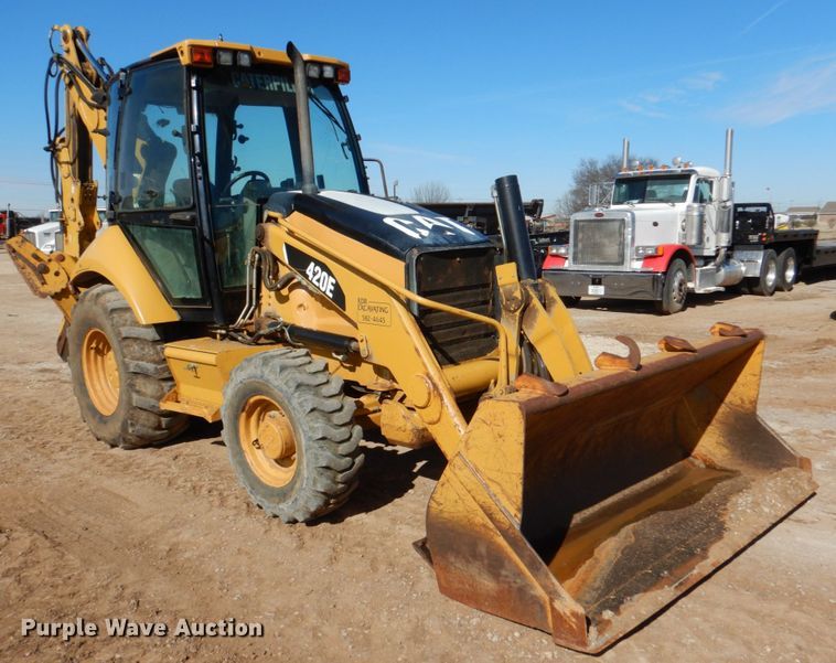 image for item DJ0380 2008 Caterpillar 420E  backhoe