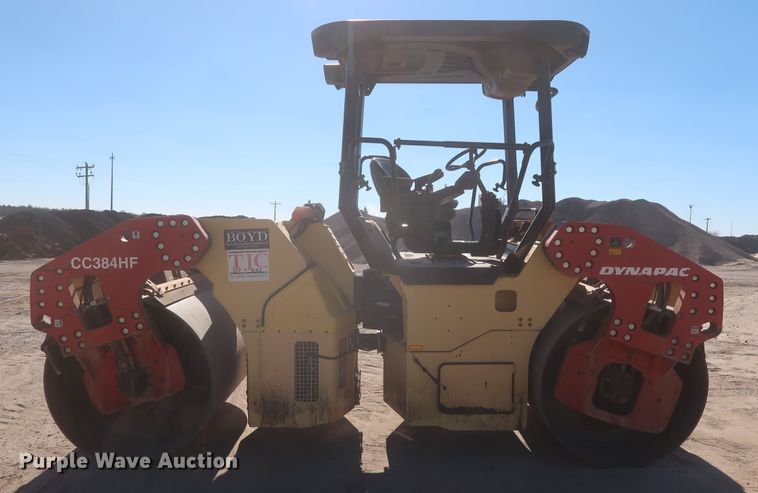 image for item DJ2298 2011 Dynapac CC384HF  double drum vibratory roller