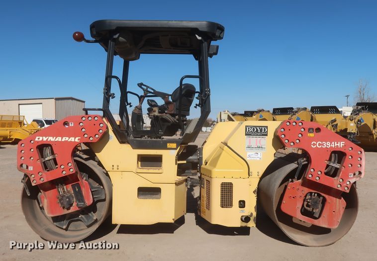 image for item DJ2298 2011 Dynapac CC384HF  double drum vibratory roller