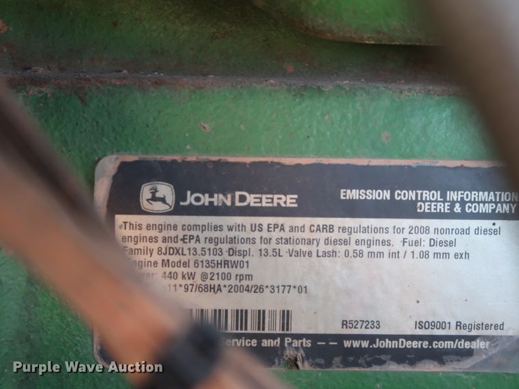 image for item DJ2302 2008 John Deere 9630 Scraper Special  tractor