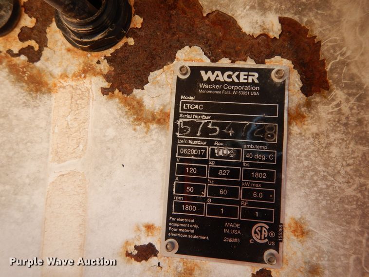 image for item DJ8215 Wacker LTC4C  light plant