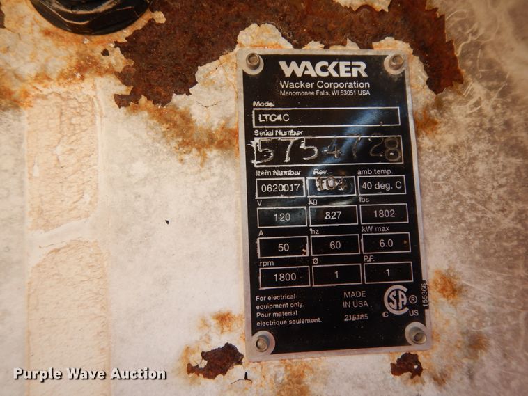image for item DJ8215 Wacker LTC4C  light plant