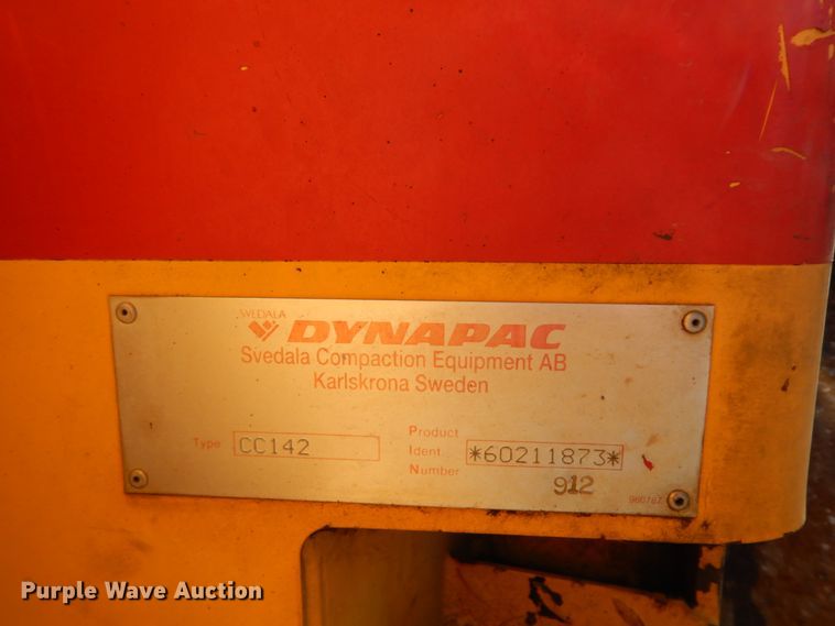 image for item DJ8238 Dynapac CC142  double drum vibratory roller