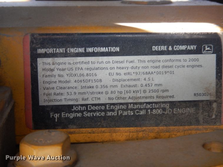 image for item DJ8244 Sullair 185DPQJD  air compressor