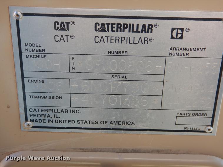 image for item DJ8630 1999 Caterpillar 160H  motor grader