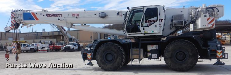 image for item DJ8639 2014 Zoomlion RT75  crane