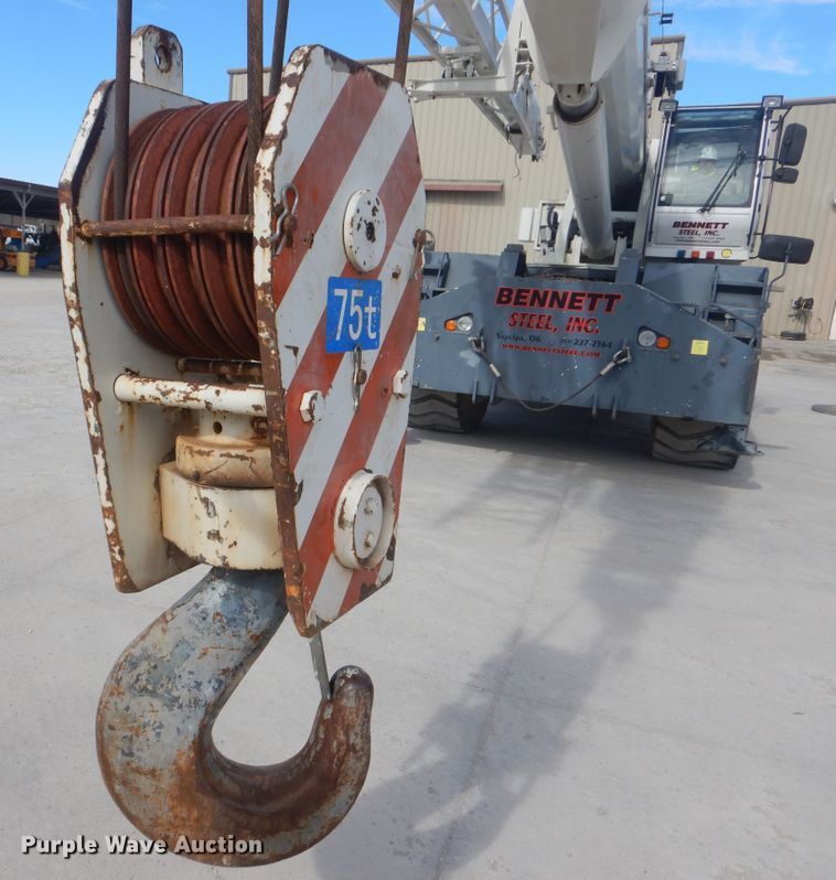 image for item DJ8639 2014 Zoomlion RT75  crane