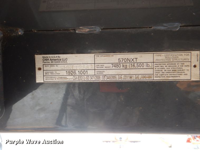 image for item DJ8654 2014 Case 570N XT  landscape tractor