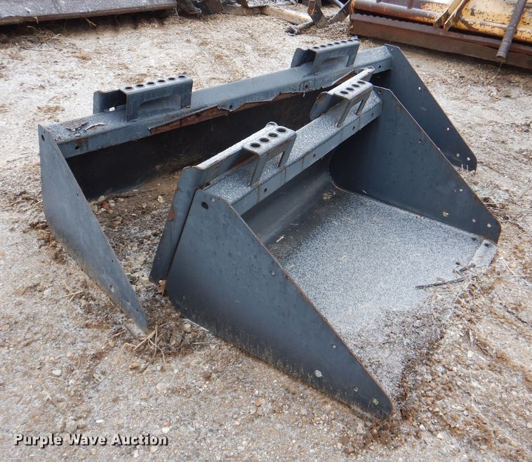 image for item DJ8664 (2) skid steer buckets