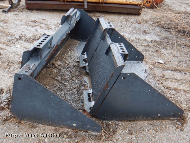 image for item DJ8664 (2) skid steer buckets