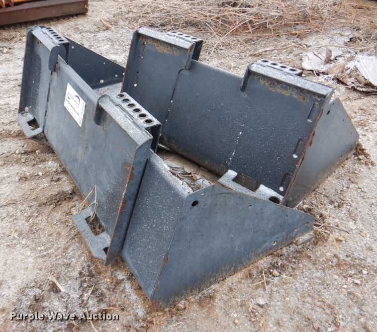 image for item DJ8664 (2) skid steer buckets