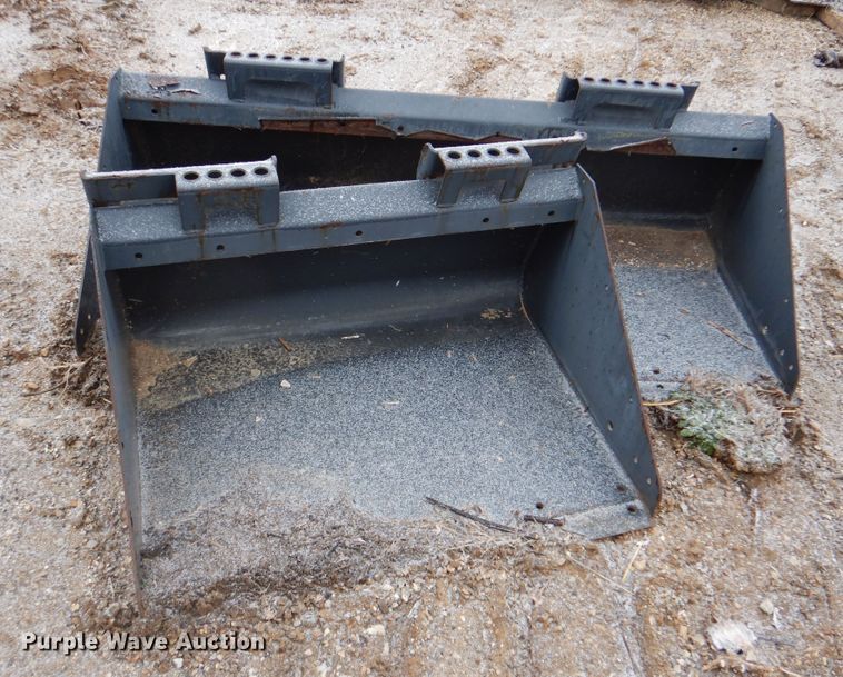 image for item DJ8664 (2) skid steer buckets