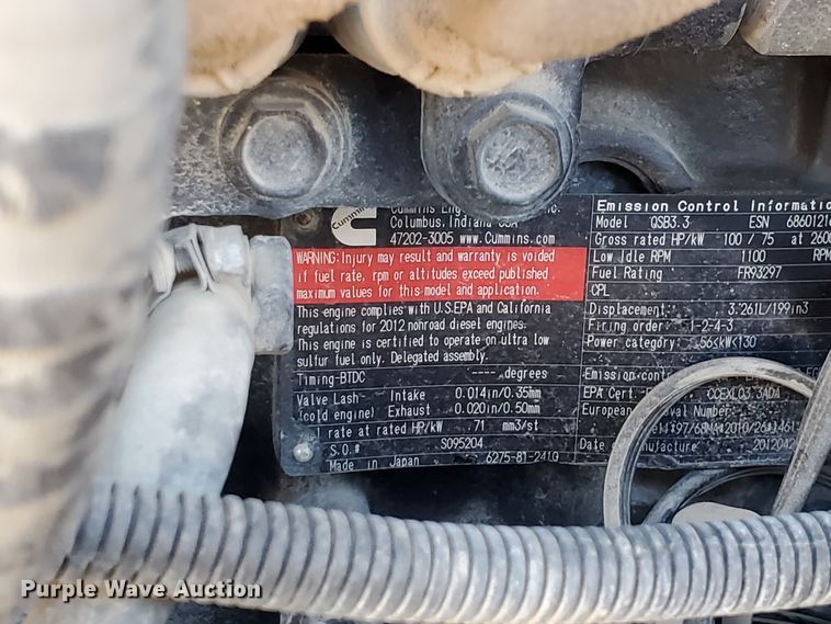 image for item DJ8820 2012 JLG 10054  telehandler