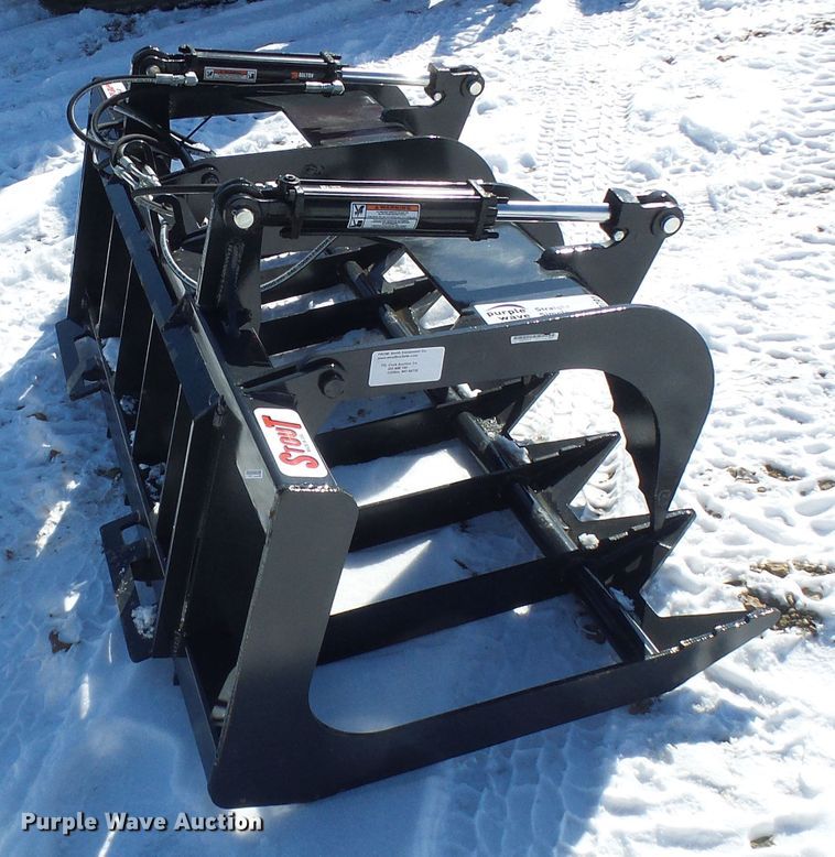 image for item DL0791 Stout 66-9 skid steer grapple bucket