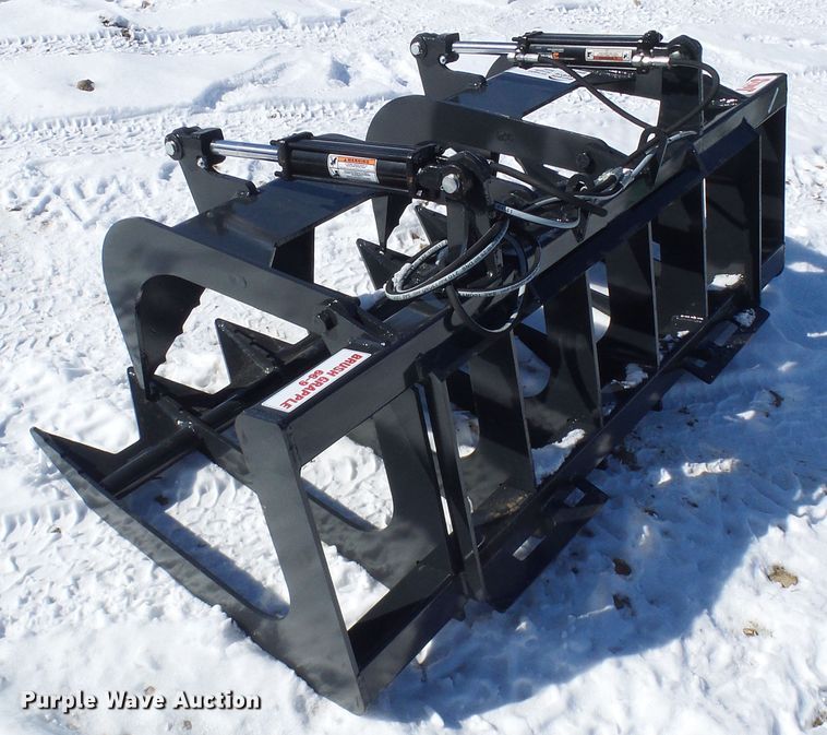 image for item DL0791 Stout 66-9 skid steer grapple bucket