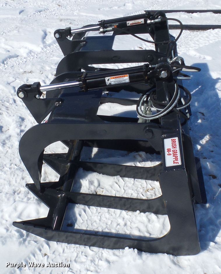 image for item DL0791 Stout 66-9 skid steer grapple bucket