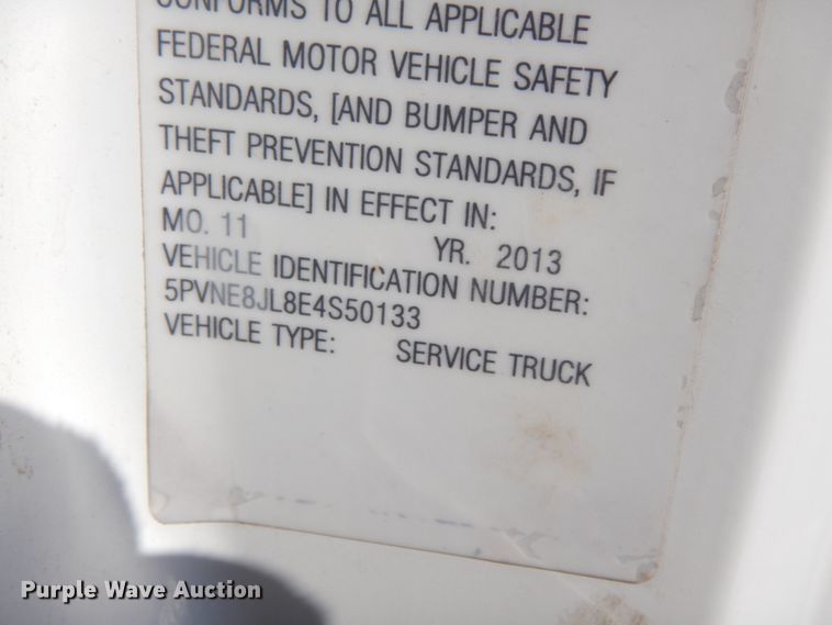 image for item DL1749 2014 Hino 268  utility / service truck