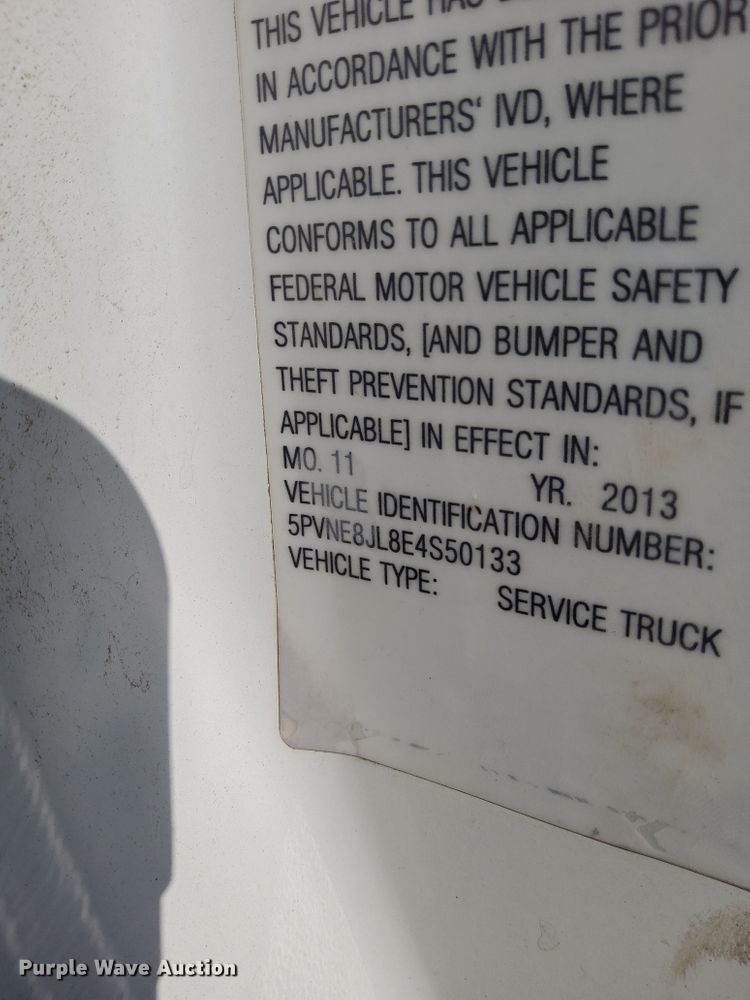 image for item DL1749 2014 Hino 268  utility / service truck