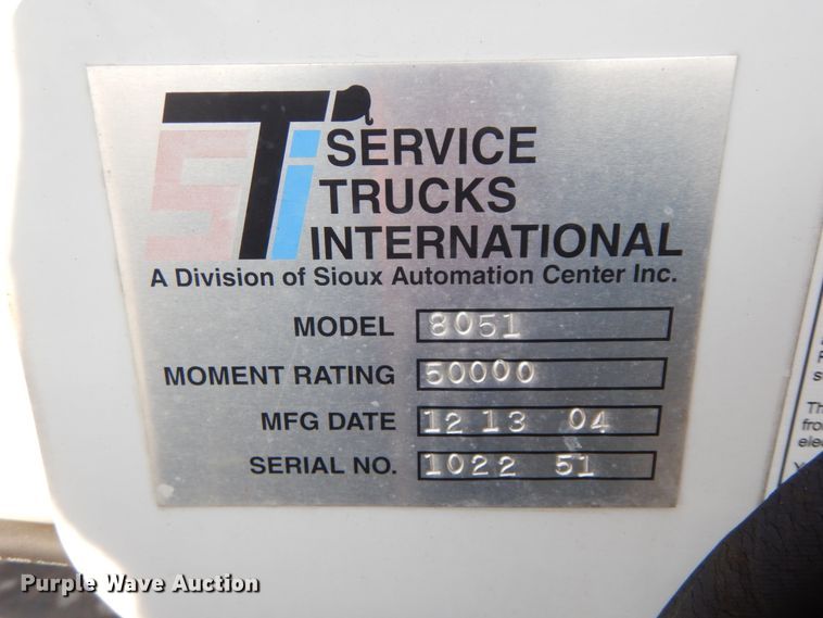 image for item DL1750 2005 Ford F650 Super Duty XL  utility / service truck