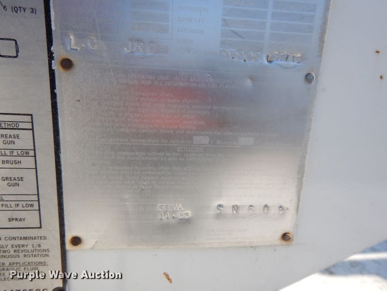 image for item DL2068 2003 International 4300  forestry bucket truck