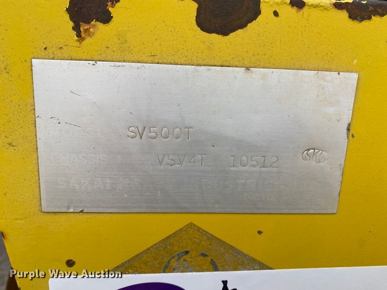 image for item DM2750 Sakai SV500T  single drum vibratory roller