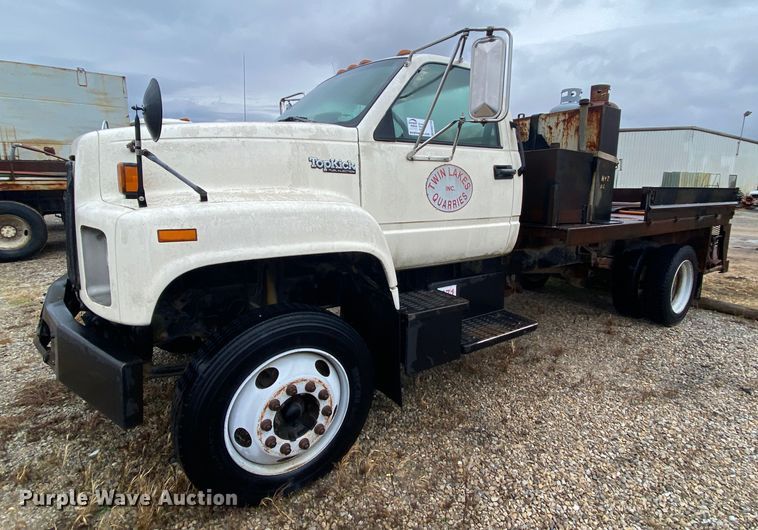 image for item DM2770 1996 GMC TopKick C5500  flatbed pickup truck