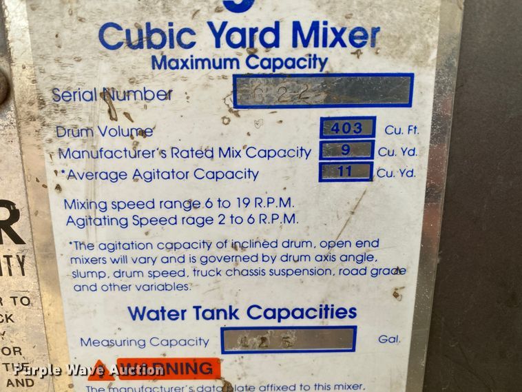 image for item DM2776 1993 Mack DM690S  ready mix truck