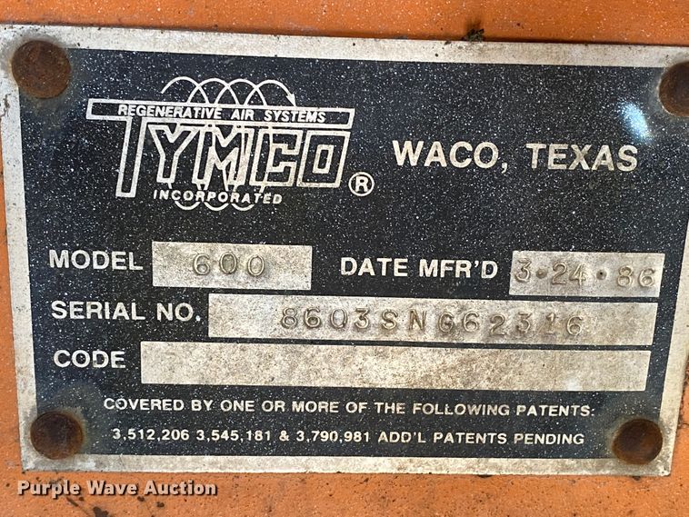 image for item DM2786 1986 GMC TopKick C7000  street sweeper truck