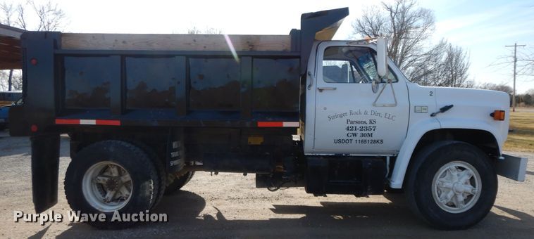 image for item GG9376 1990 Chevrolet C70  dump truck