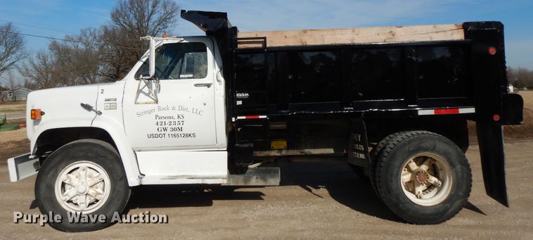 image for item GG9376 1990 Chevrolet C70  dump truck