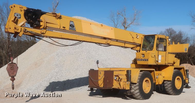 image for item HK9661 1978 Grove RT518  rough or all terrain crane
