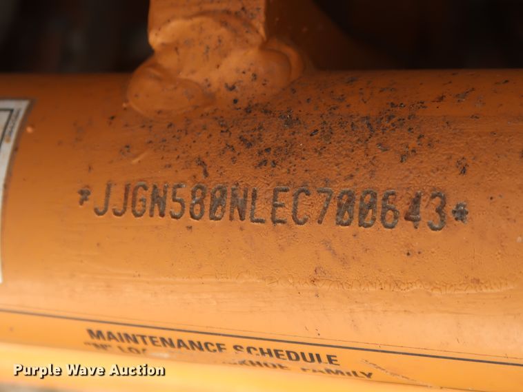 image for item HK9699 2014 Case 580N  backhoe