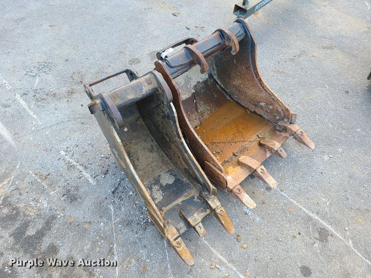 image for item HM9380 (2) Bobcat excavator buckets
