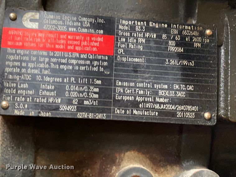 image for item HR9289 2008 Vermeer BC1000XL  wood chipper