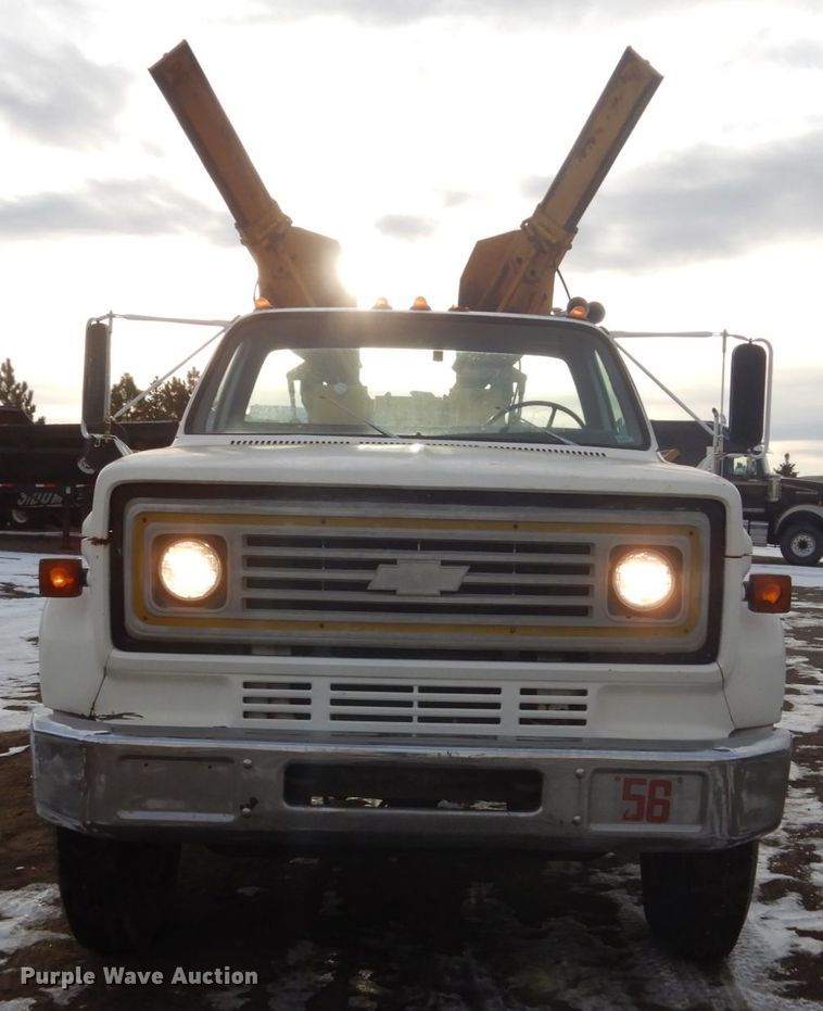 image for item HS9765 1978 Chevrolet C65  truck with Vermeer tree spade