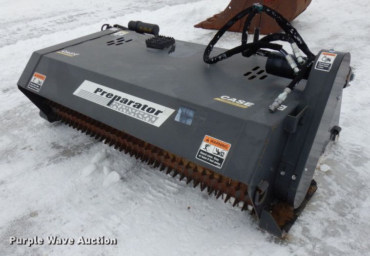 image for item HX9567 Case Preparator skid steer rake