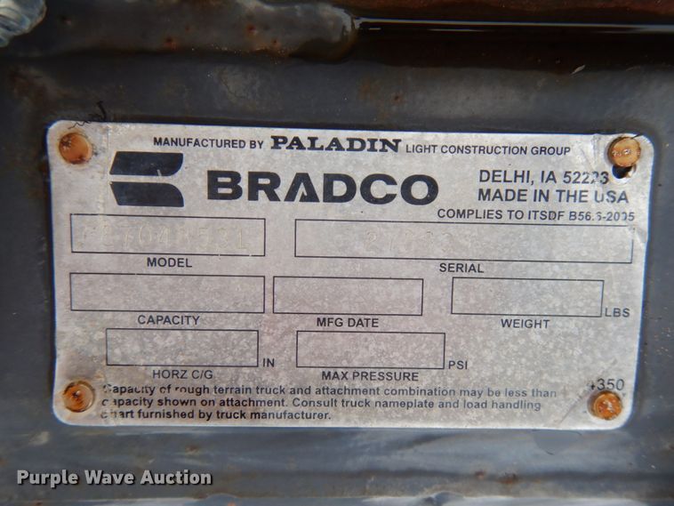 image for item HX9568 Paladin 87048531 skid steer cold planer