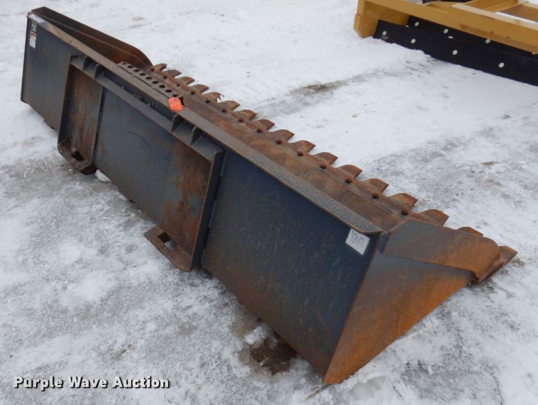 image for item HX9588 Virnig 96"W low profile skid steer bucket