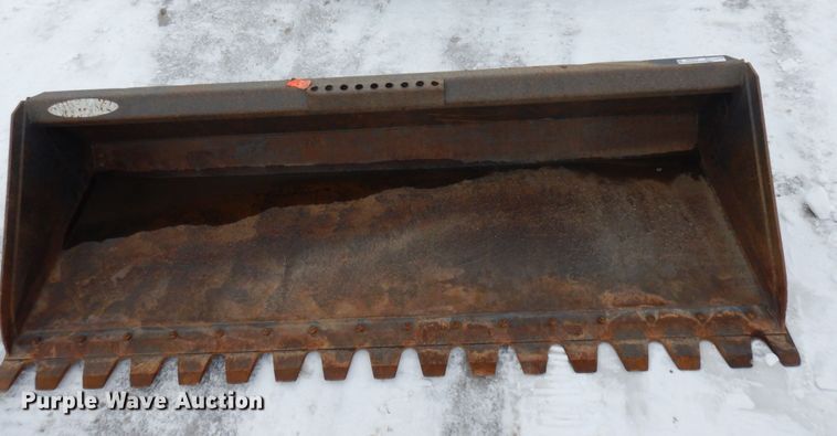 image for item HX9588 Virnig 96"W low profile skid steer bucket