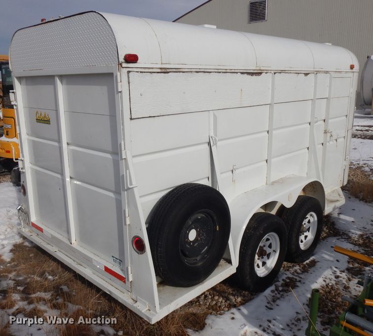 image for item IG9197 1986 livestock trailer