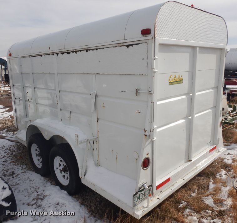 image for item IG9197 1986 livestock trailer