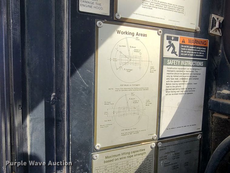 image for item DN6009 1993 Link Belt HSP-8050  crane