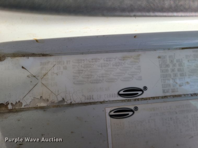 image for item DN6012 2006 Sterling L-Line  crane truck