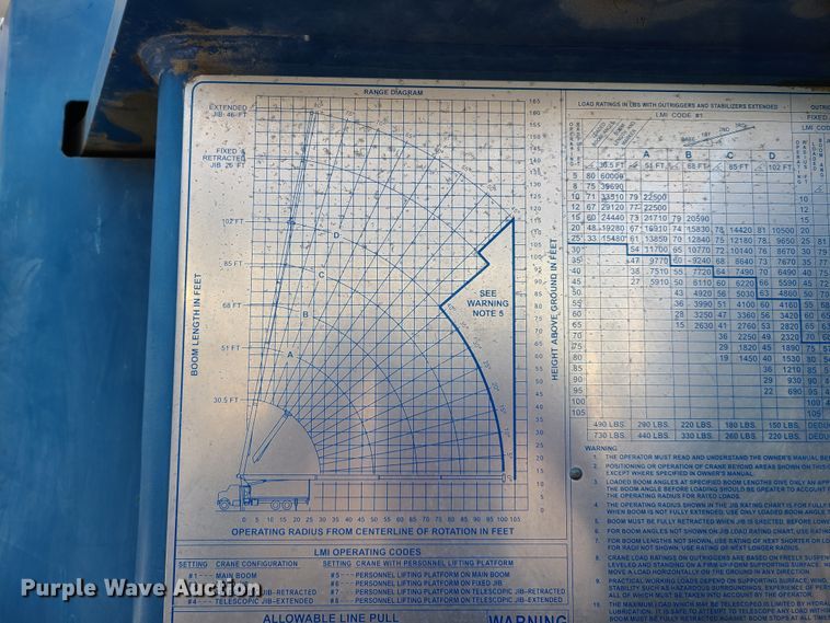 image for item DN6012 2006 Sterling L-Line  crane truck