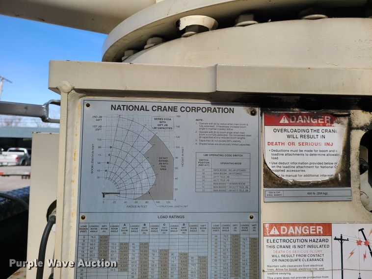 image for item DN6013 2001 Sterling L-Line  crane truck