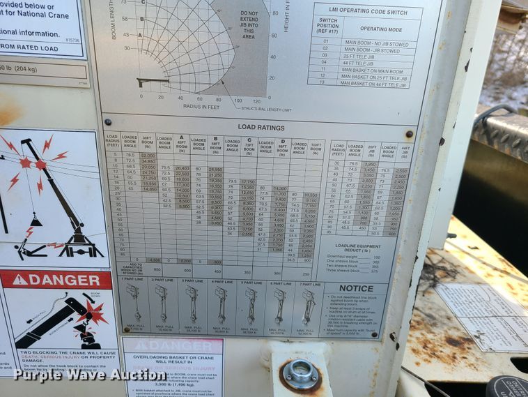 image for item DN6013 2001 Sterling L-Line  crane truck